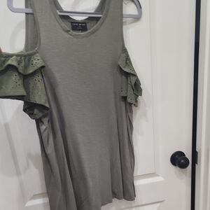 Lane Bryant Olive Green Women's Top